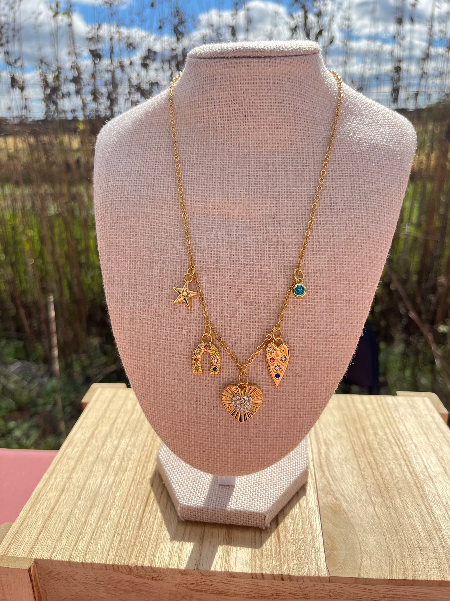 Golden Hour Charm Necklace