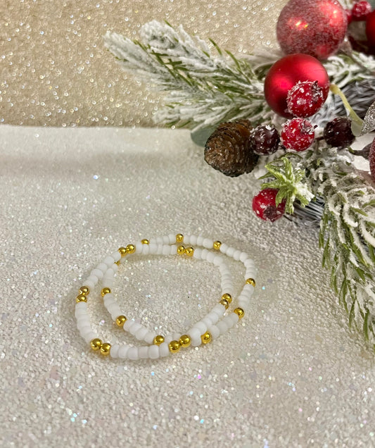 Golden Frost Bracelet Set