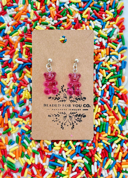 Gummy Bear Drop Earrings