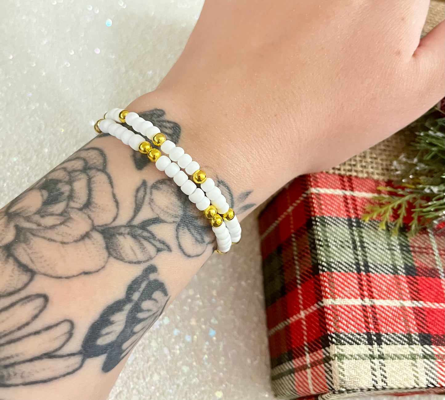 Golden Frost Bracelet Set