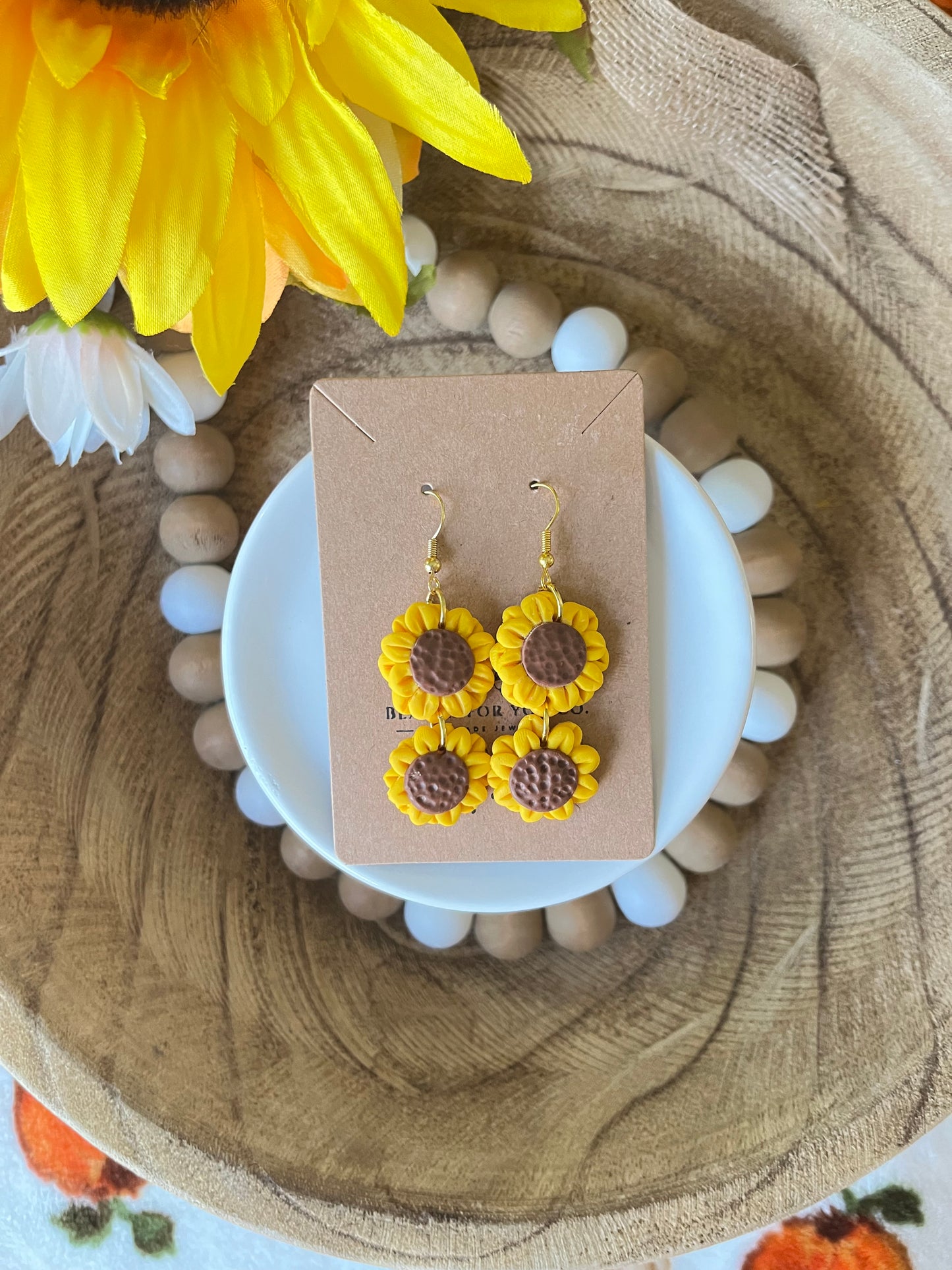 Golden Hour Double Drop Earrings