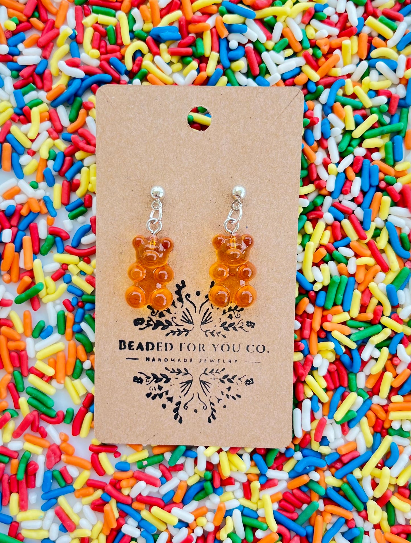 Gummy Bear Drop Earrings