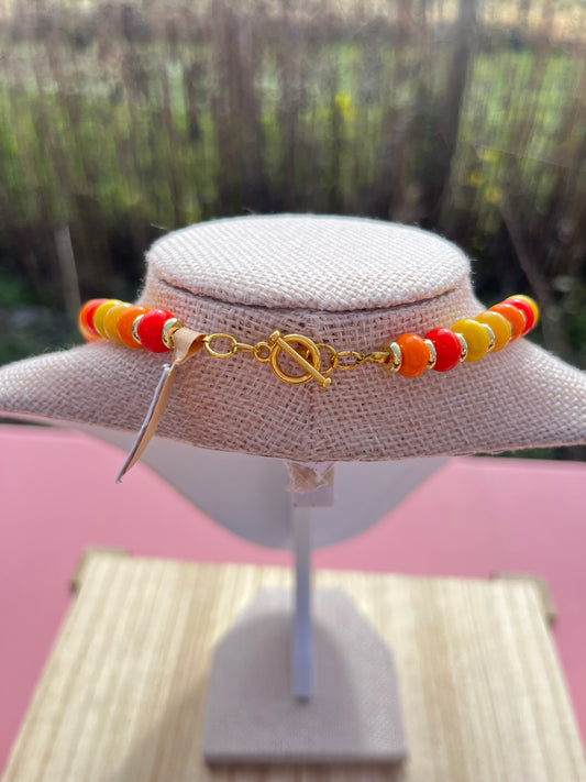 Autumnal Treasures Beaded Necklace