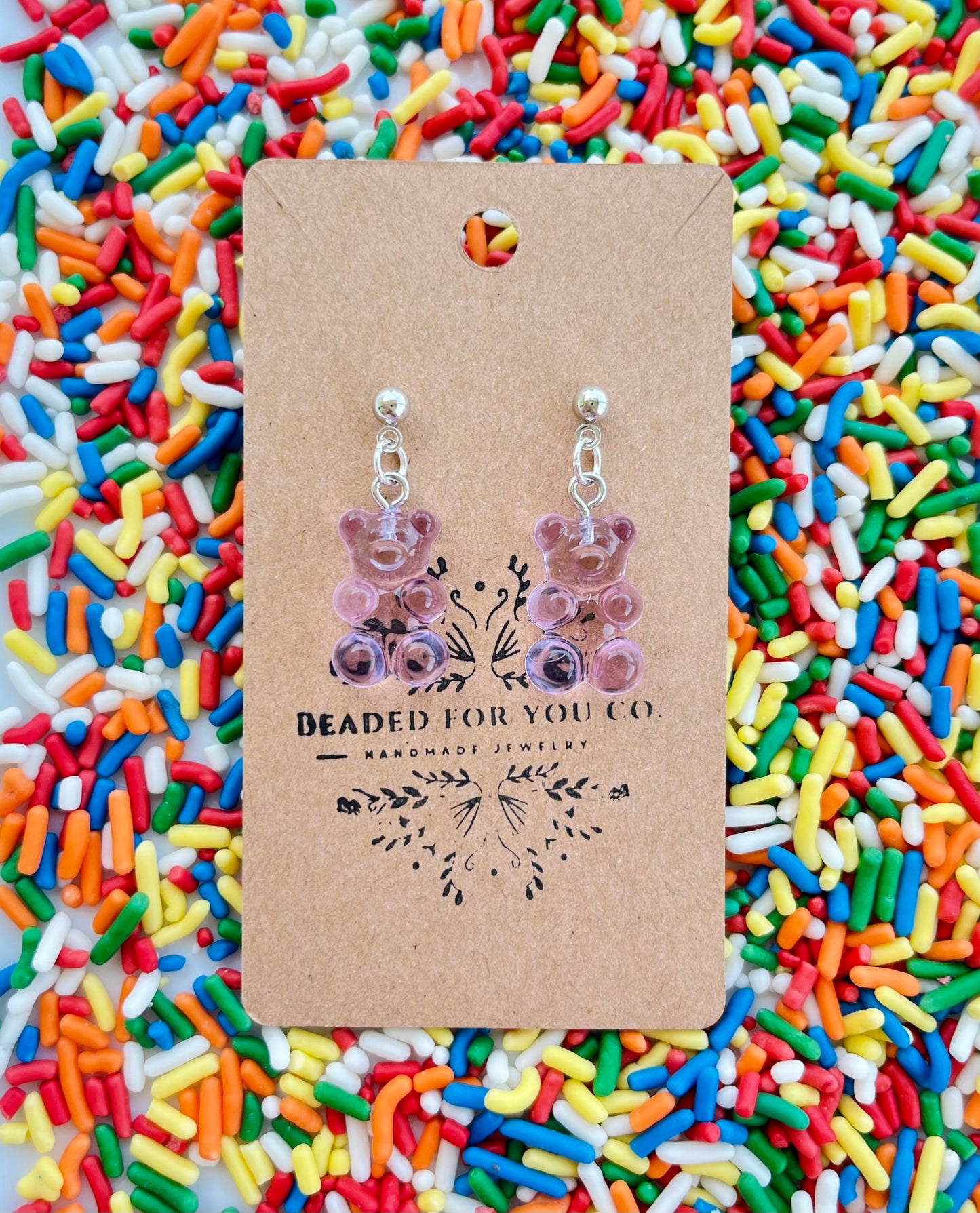 Gummy Bear Drop Earrings