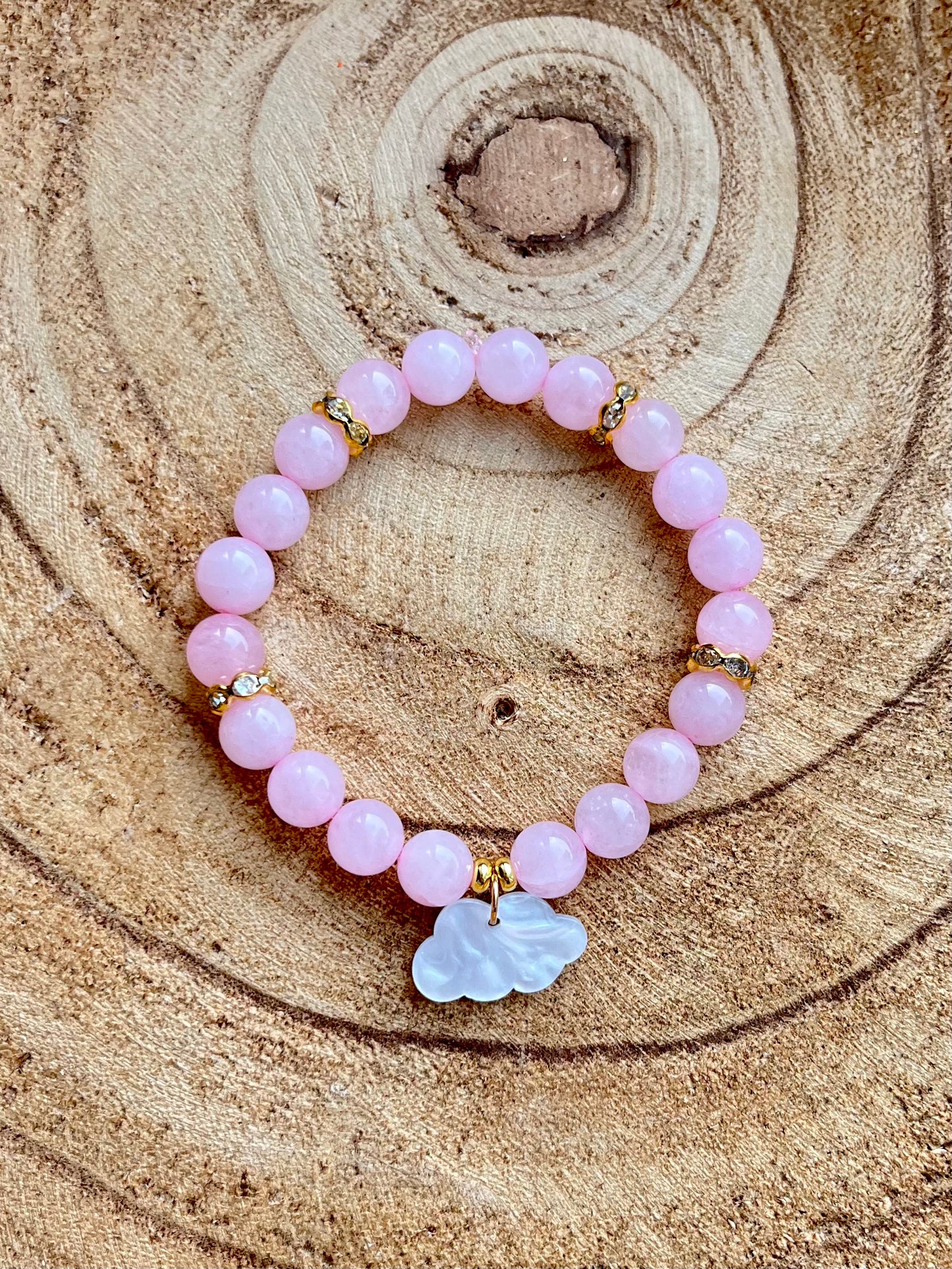 Enchanted Clouds Gemstone Charm Bracelet