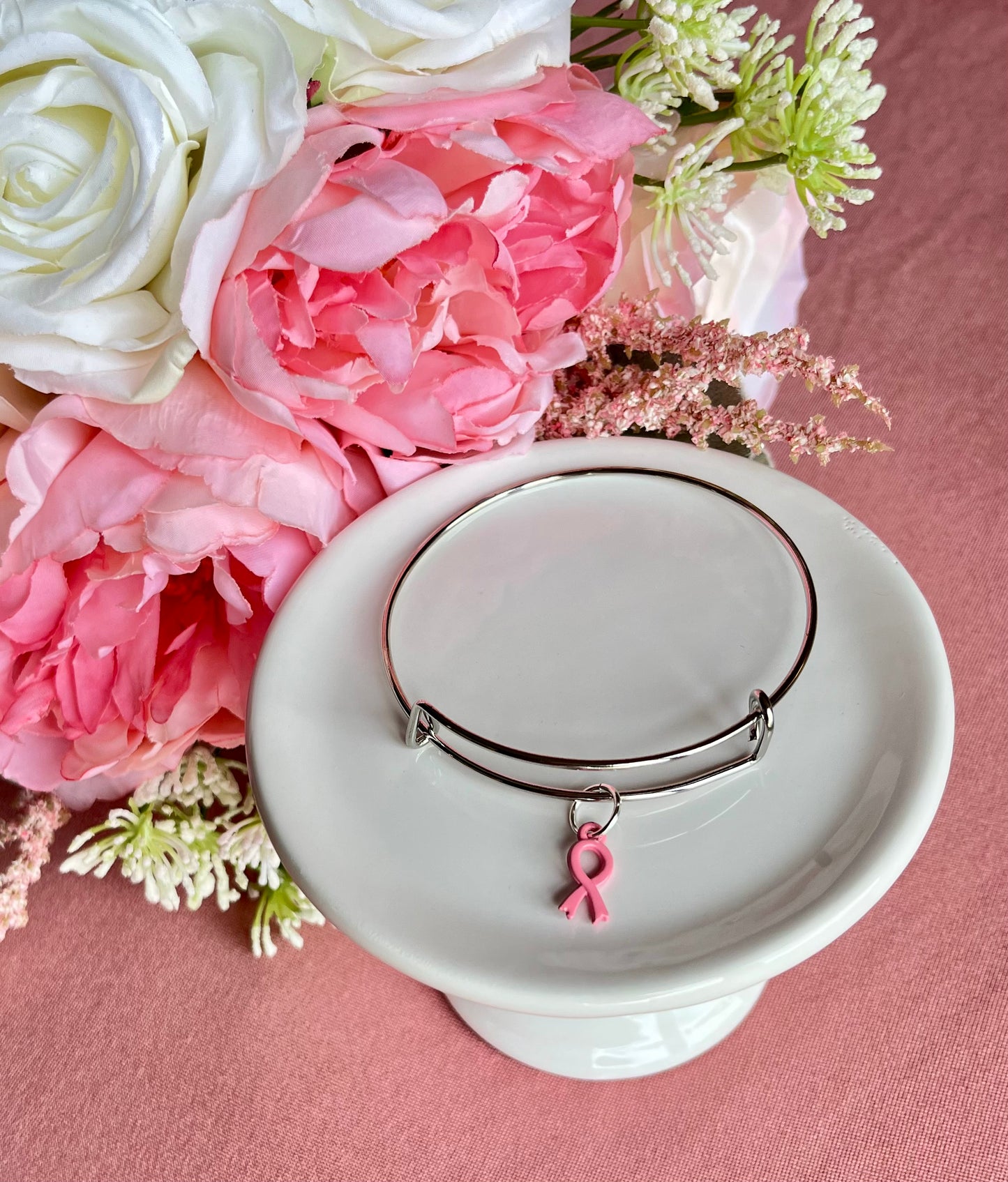 Limited-Edition Breast Cancer Awareness Month Charm Bangle