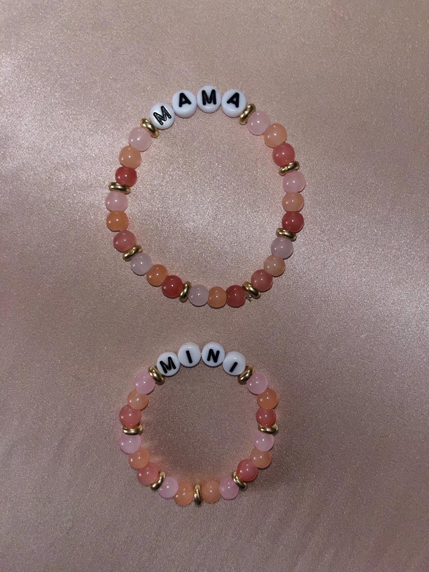 Mama & Mini Bracelet Set- Available in Sage or Blush