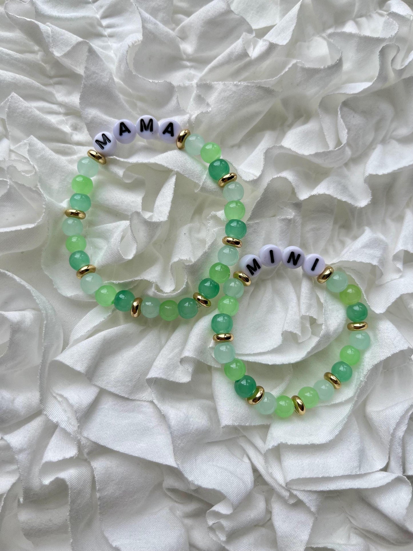 Mama & Mini Bracelet Set- Available in Sage or Blush
