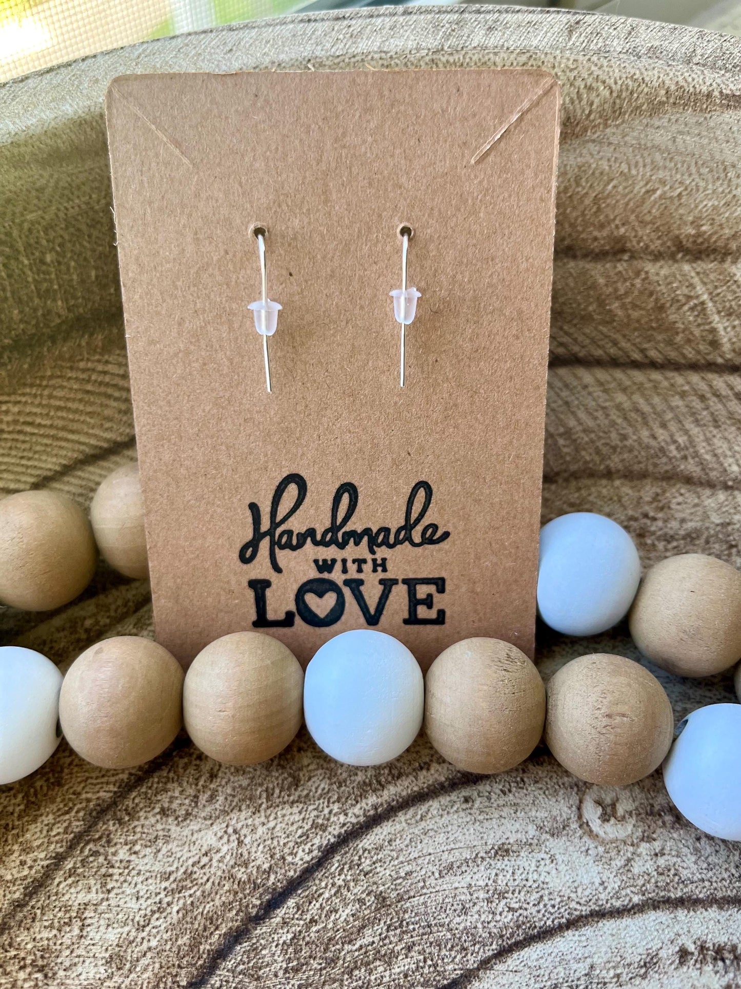 Faith and Grace Drop Earrings | Silver Cross with Pearls- 1.5”