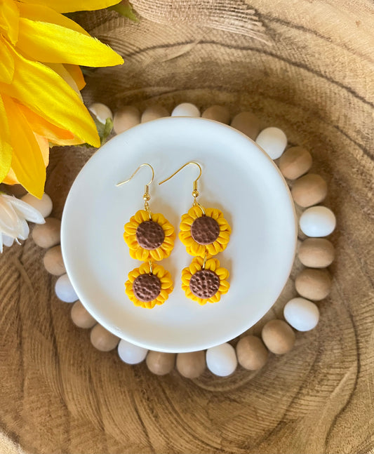 Golden Hour Double Drop Earrings