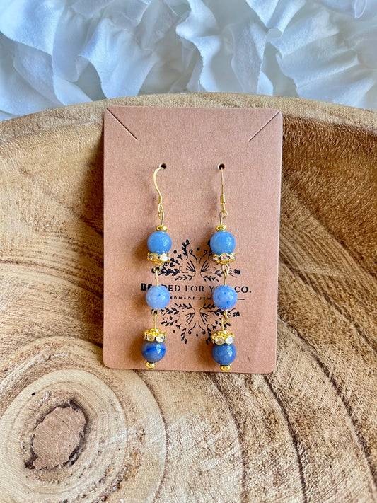 Celeste Gemstone Drop Earrings
