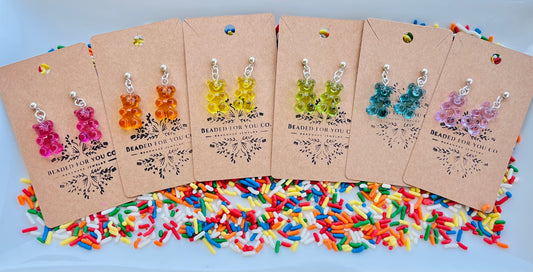 Gummy Bear Drop Earrings