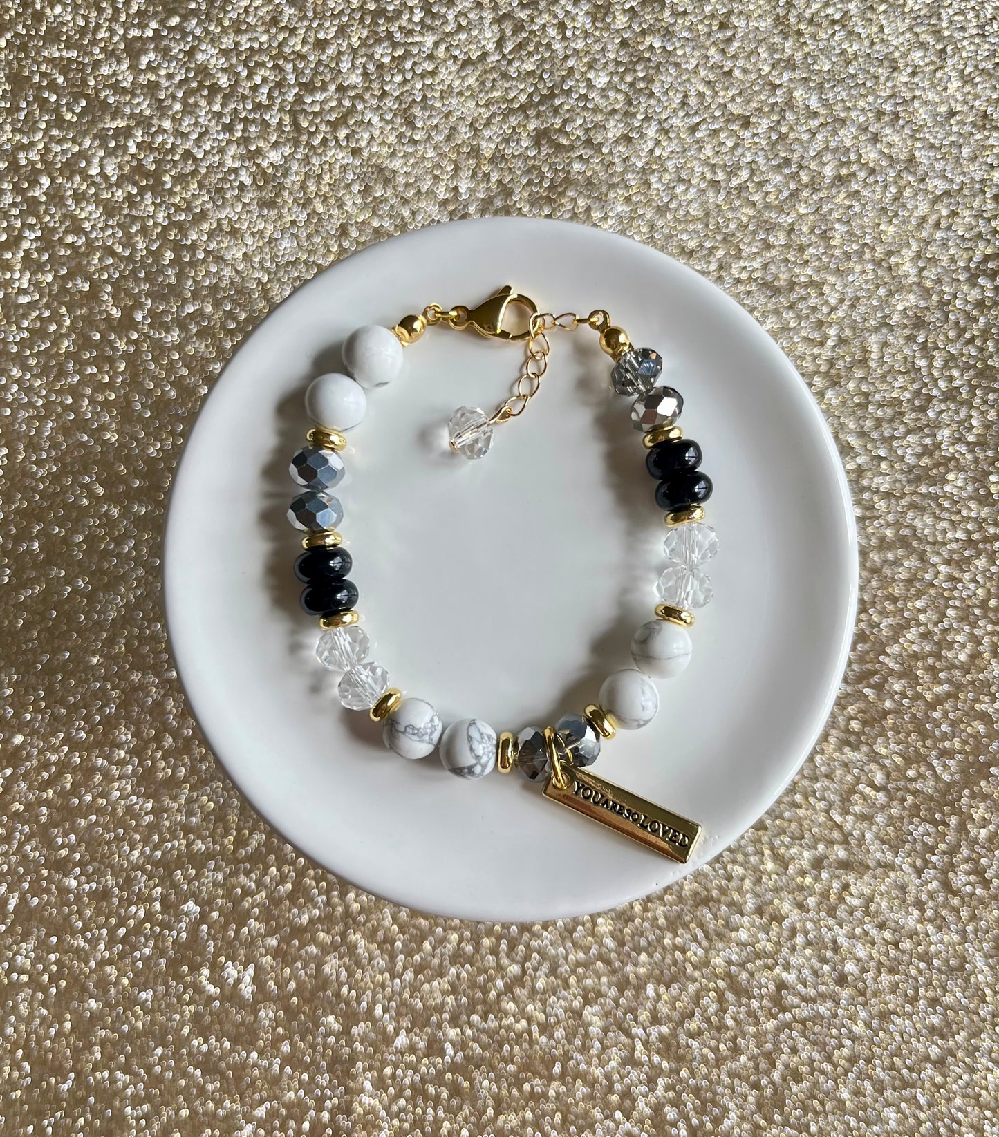 You Are So Loved Beaded Bracelet