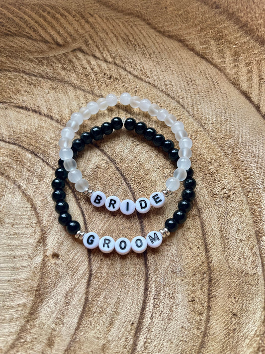 Bride & Groom Bracelet Set