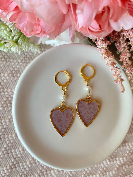 Paisley Heart Drops