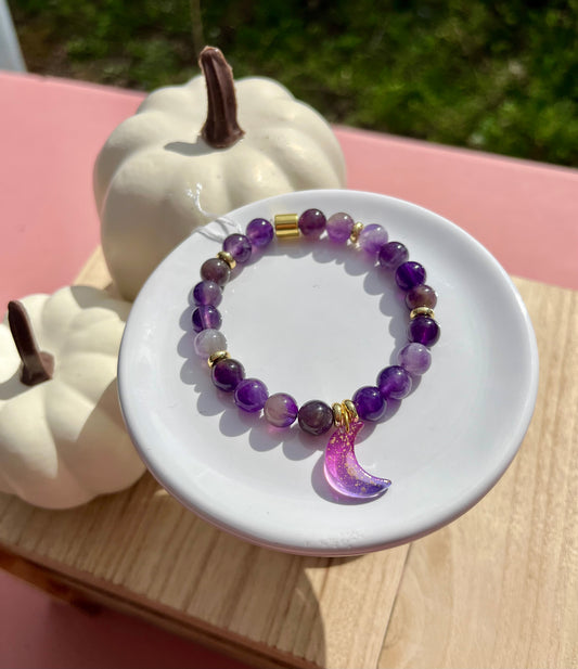 Amethyst Moonlight Bracelet
