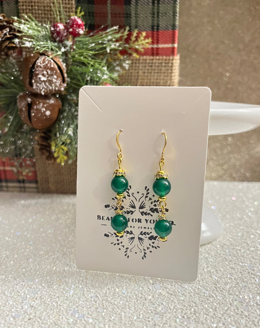 Mistletoe Sparkle Drop Earrings