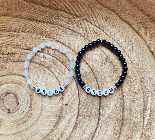Bride & Groom Bracelet Set