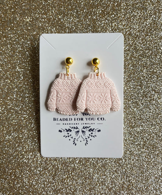 Sweater Weather Clay Earrings