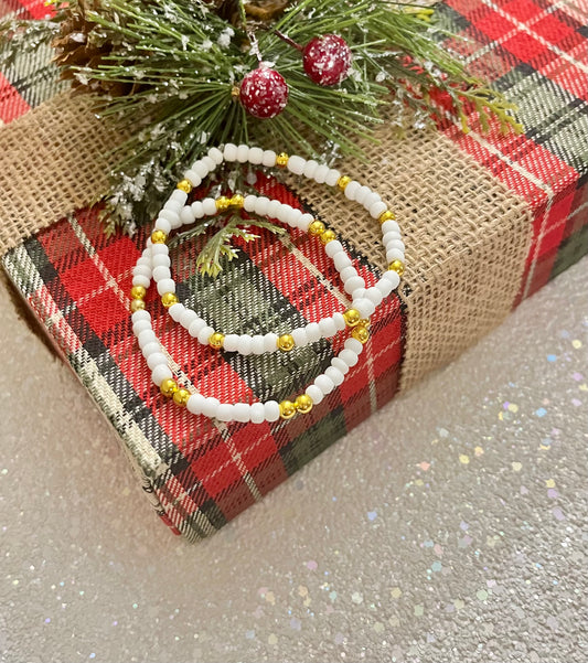 Golden Frost Bracelet Set