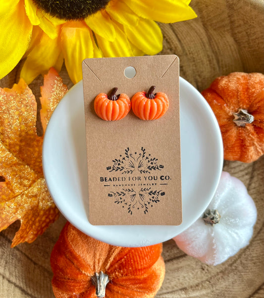 Pumpkin Patch Stud Earrings