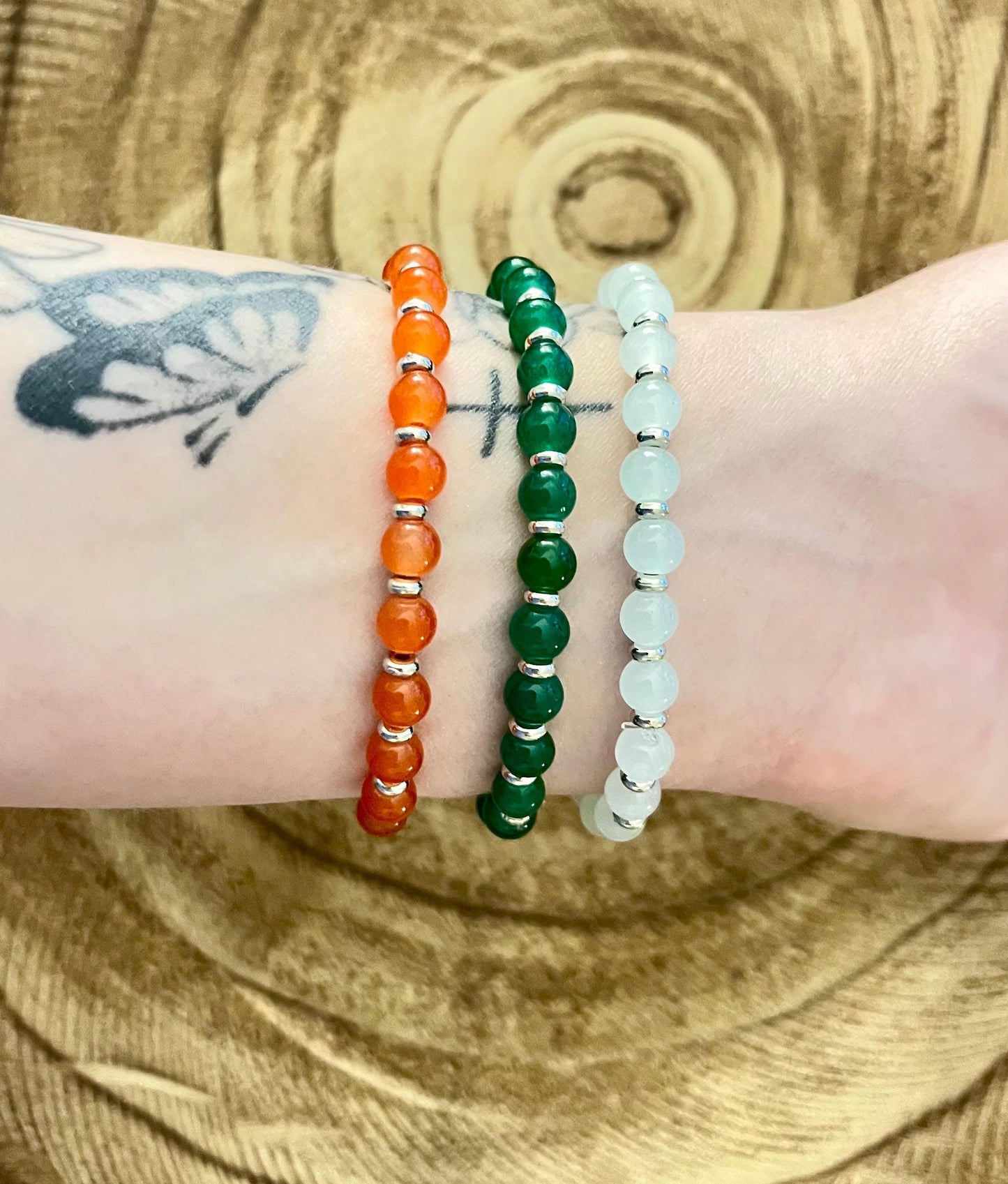 Forever Faithful – Glass Beaded Cross Stretch Bracelets | Christian Jewelry